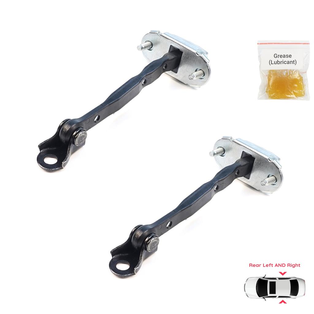 EDP1686-1 2 Pieces Rear Door Hinge Brake Stop Check Assy Limiter Strap for Subaru Forester MK4 SJ 2012-2018 62124FG003