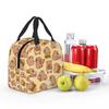 Custom Capybara Insulated Lunch Bag for Women Leakproof Cooler Thermal Lunch Tote Office Picnic Travel