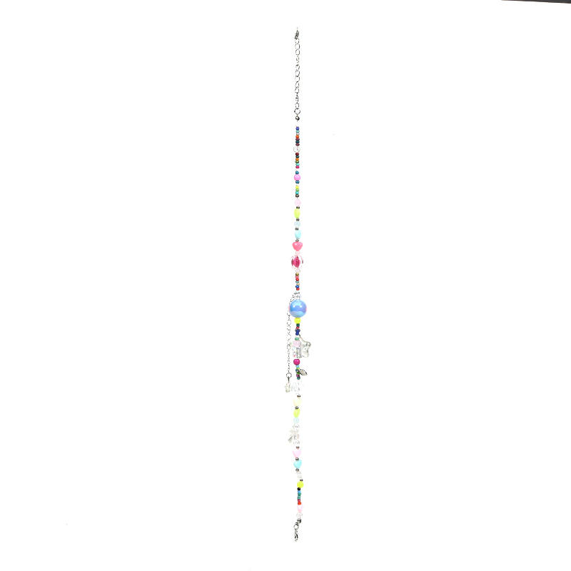 Bohemian Vintage Women Colorful Beaded Star Necklaces Sweet Aesthetic Choker Statement Necklace Pendant Jewelry Gift
