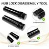 Large 6 Spline Lug Nut Socket Spline Lug Nut Key, Wheel Lock Key Fuel Rim Nuts Lock Removal For 6Spline Wheel Nuts And 21Mm 13/16 Inch & 22Mm 7/8
