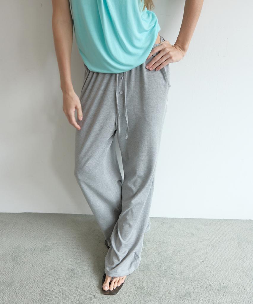 Asula Lazy Sweat Pants - Long (Melange Grey)