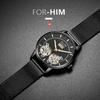 AILANG Men's Watches Waterproof New Automatic Mechanical Watches Double Flywheel