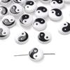 5Pcs Acrylic Taiji Bead For DIY Necklace Bracelet Earrings Jewelry Making Craft Accessories