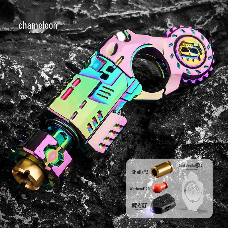 Goldsmith Hall Folding Alloy Toy Gun - Mini Soft Bullet EDC Decompression Launcher