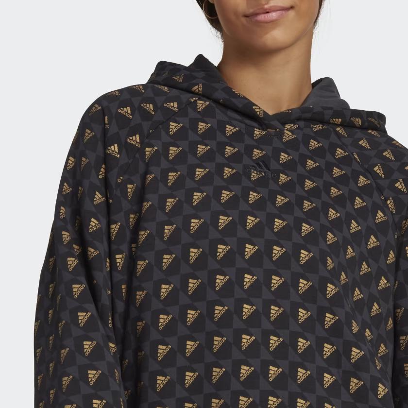 Adidas All Season X Logomania Hoodie Damen Hoodies Schwarz IM1259