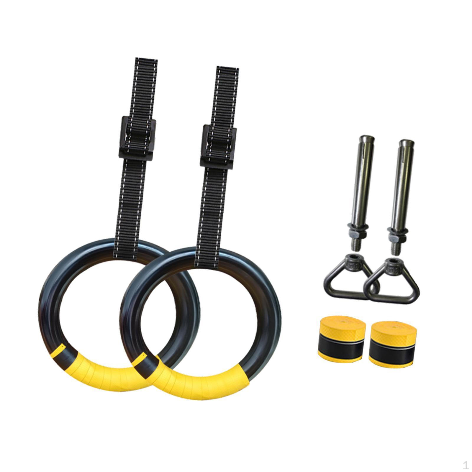 

Гимнастические кольца Тренажерный зал Регулируемый ремень Тренировки Фитнес-оборудование Нескользящая ручка Тренировка Style A