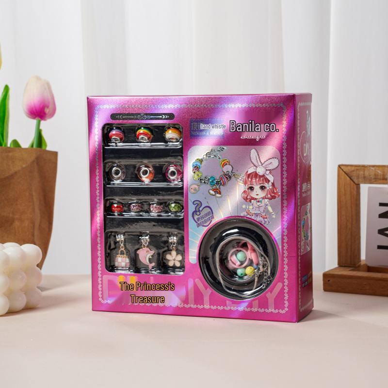 Children's DIY Beading Jewelry Kit: Creative Bracelet & Necklace Making