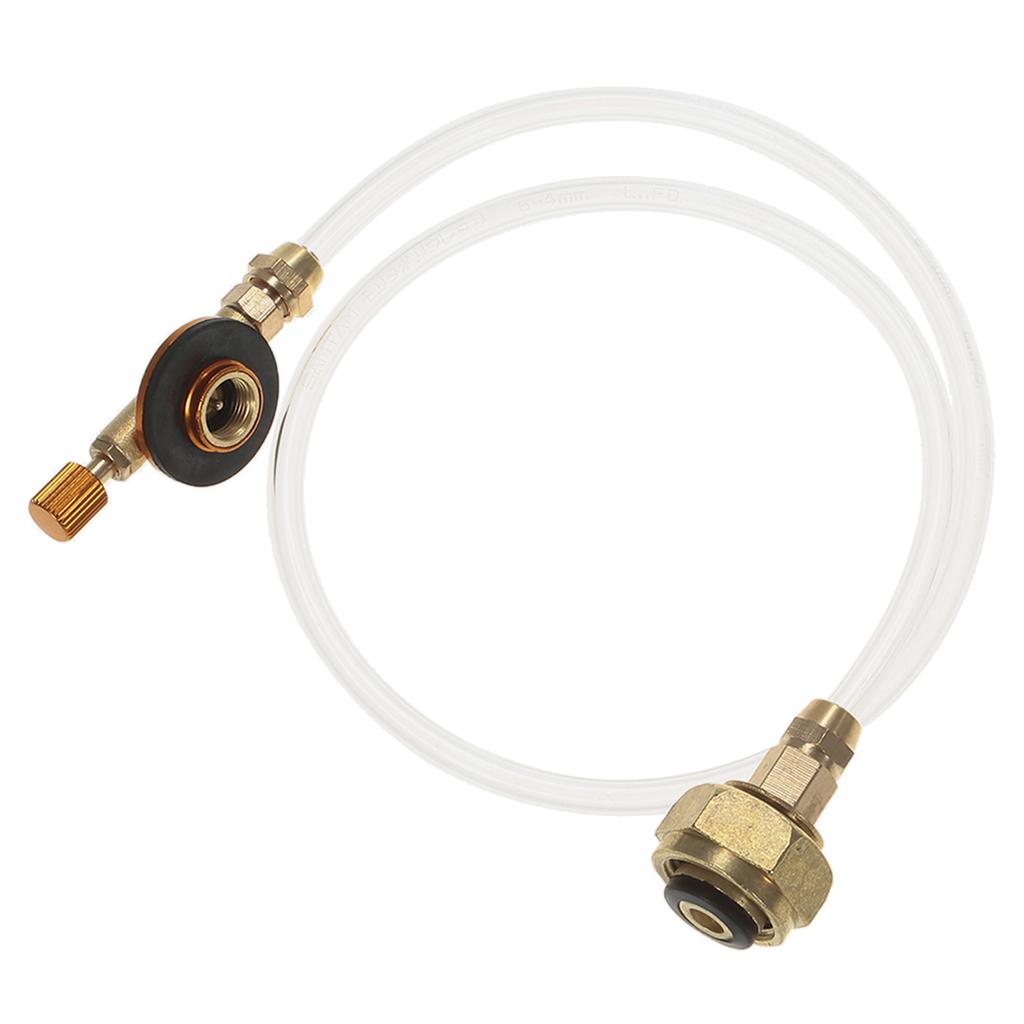 Utendørs Camping Gasskomfyr Refill Adapter LPG Sylinder Adapter Flat Tank Fylle Adapter Konverter Tysk Standard