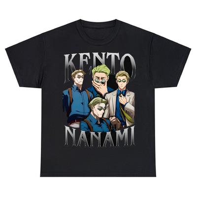 Jujutsu Kaisen Kento Nanami T-Shirt Stylish Streetwear Vintage Men Women 100% Cotton Anime Harajuku Amusing Casual Unisex Tees