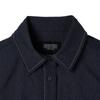 BROMPTON LONDON W Denim-Like Half Sleeve Shirt - Navy (P252Wsh180)