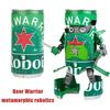 Beer Deformed Robot Action Figure Cartoon Deformation Robot Creative Warrior Model Deformation Educational Toys