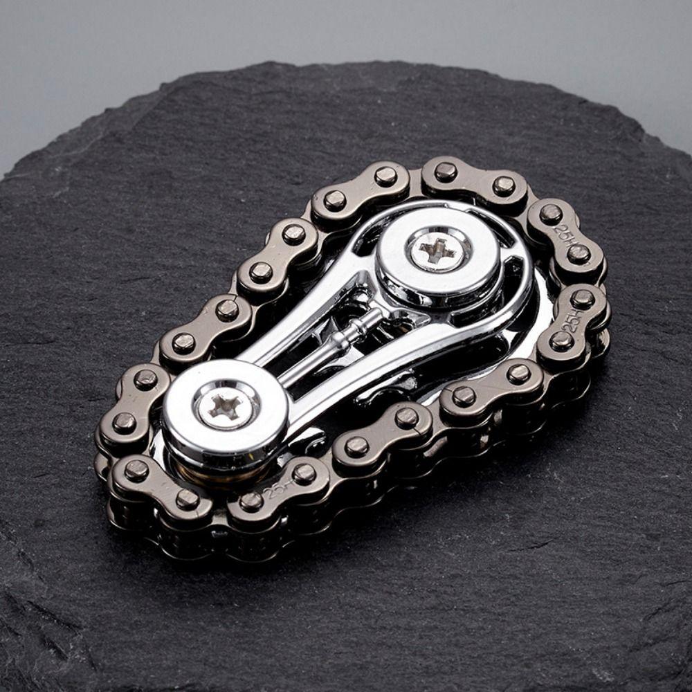 Gyroscope Hand Spinner Chain Gear Chains Gear Wheel Gear Chain Gyroscope  Classic Toys