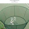 Collapsible Round Fishing Cage: Shrimp, Fish, Lobster Net with Single-Hand Throw Design
