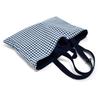 COLORFUL CANDY STYLE Reversible Book Bag Large Check Navy N0171600 (with Loop), Handbag, Pattern, Blue,