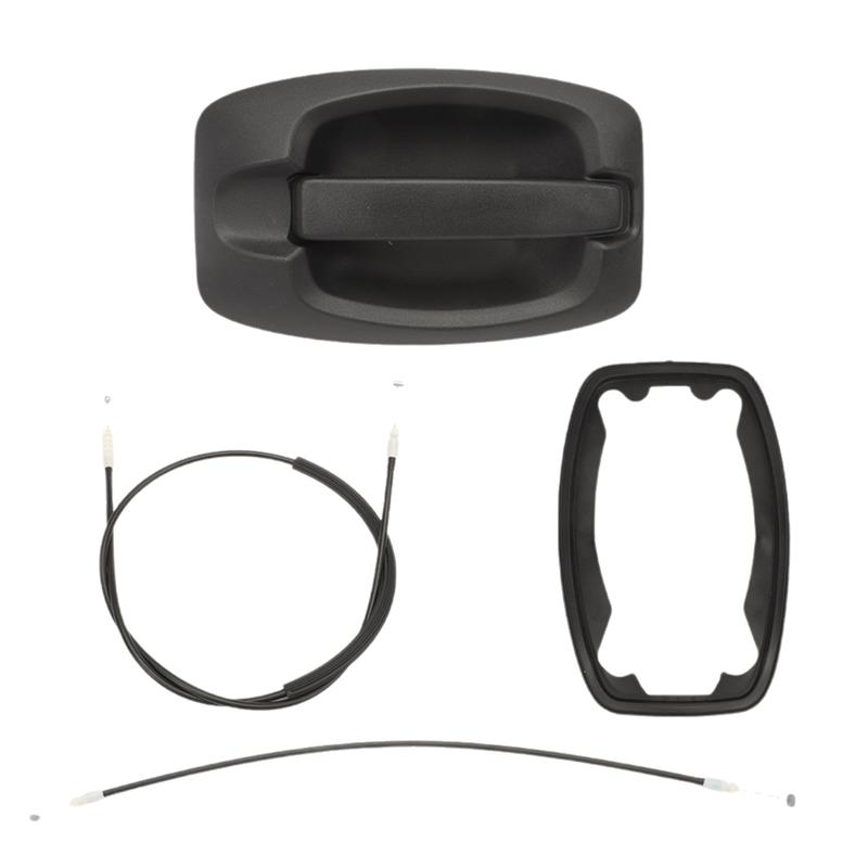 

Rear Side Sliding Door Handle For Fiat Ducato Boxer Citroen Relay 1616303080 Wiring Harness Included чёрный