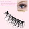 1Pair Magnetic Eyelashes Set Reusable Fluffy False Eyelashes And Tweezers Kit Natural Long Fiber Lashes Extension Makeup