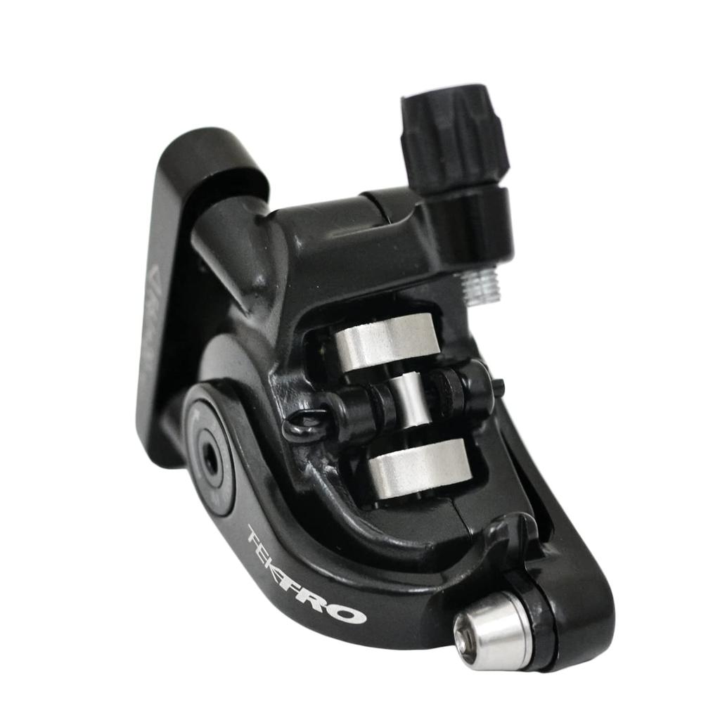 TEKTRO Road Flat Mount Mechanical Disc Brake Set 160mm Front and MH1849 MD-C550 Rotors, Rear,