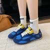 2025 new BV retro lace-up German training shoes platform sports Forrest Gump shoes lightweight casual dad shoes breathable women's models