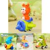 Childrens Animal Pressing Car Toy With Pullback Action For Interactive Play