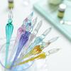 Glass Dip Pen Set with Ink & Pen Rest Handmade Calligraphy