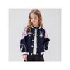 Kuromi Girls' Autumn Baseball Jacket 2025 New Style Cardigan for Older Children, Fashionable and Trendy Children's Top