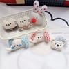 Korean Cartoon Animal Hair Accessories: Bow Tie Cat, Elephant, Polka Dot Rabbit, Hat-Wearing Bear