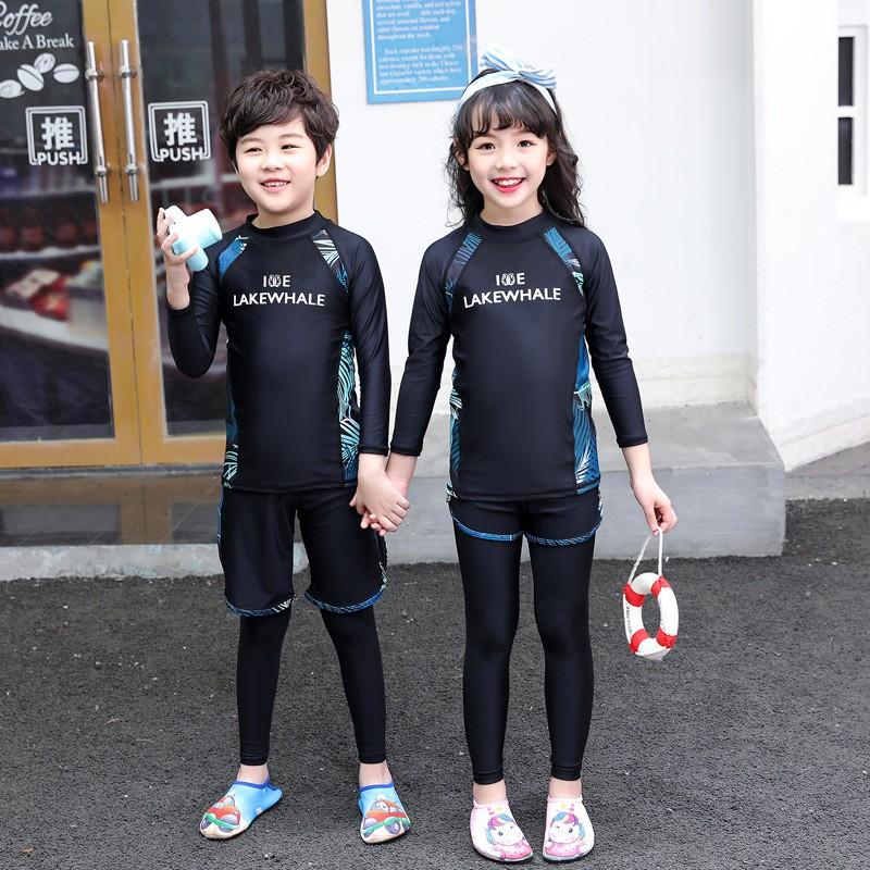 Unisex Quick-Dry Rash Guard Set Snorkeling Surfing Swimming UV Protection Long Sleeve Swimwear