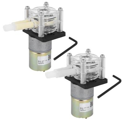 Anti‑ Dosing Pump Peristaltic Pump Self‑ Priming Stainless Steel Wheel Frame PC Transparent Head DC Motor Priming Pump