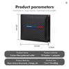 EYAG3 For BMW Carbon Fiber Car Short Men Wallet Purse With Card Holder License Accessory 5 Series G30 G31 G32 G38 2021 2020 2019 2018