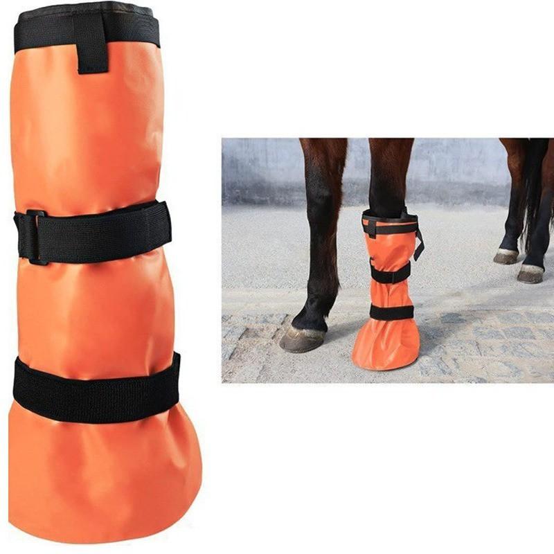 Horse Leg Wraps Hoof Boots Portable Care Soaking Bags Equestrian Supplies