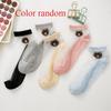 5 /10 Pares Calcetines de Mujer Verano Calcetines de Dibujos Animados Oso Coloridos Calcetines Invisibles Seda Suave Finos Transparentes Kawaii Niñas Femeninos Calcetines Tobilleros