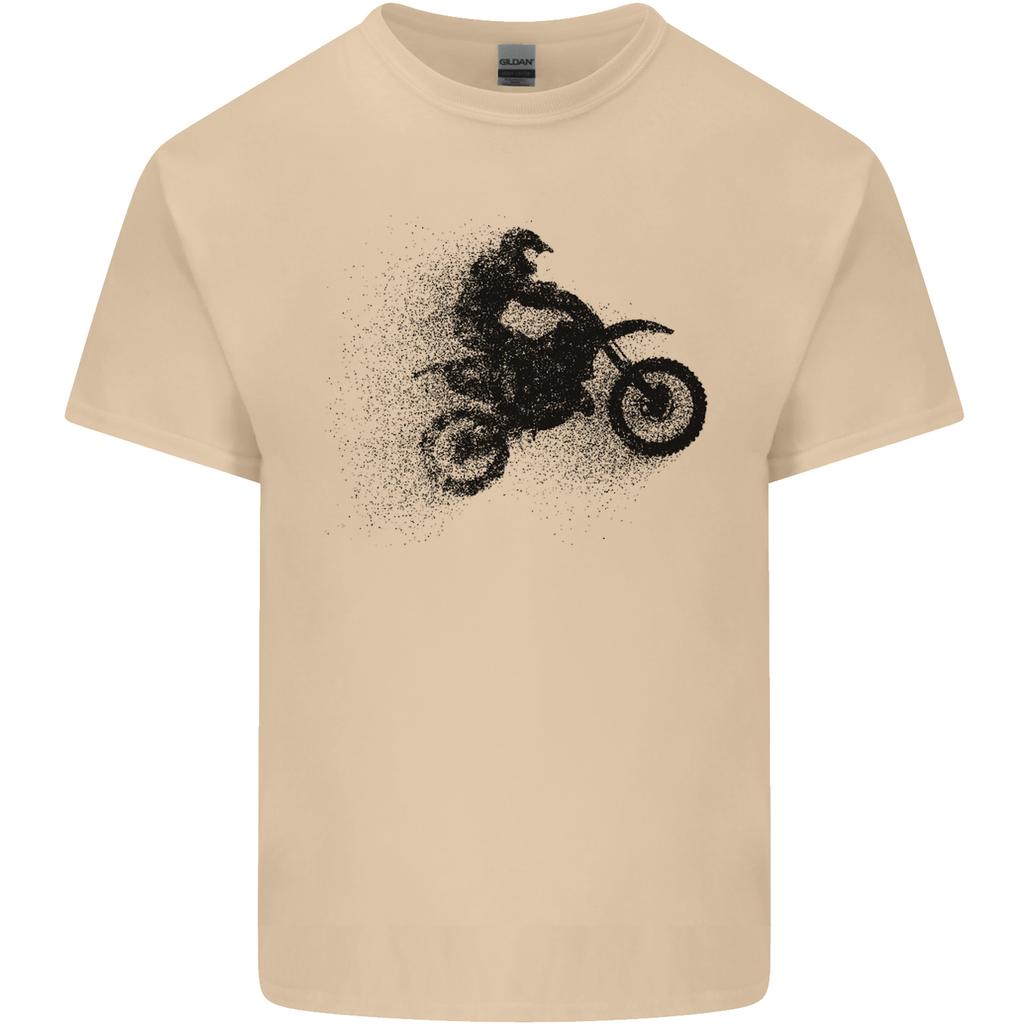 Abstract Motocross Rider Dirt Bike Unisexs Light Cotton TShirt