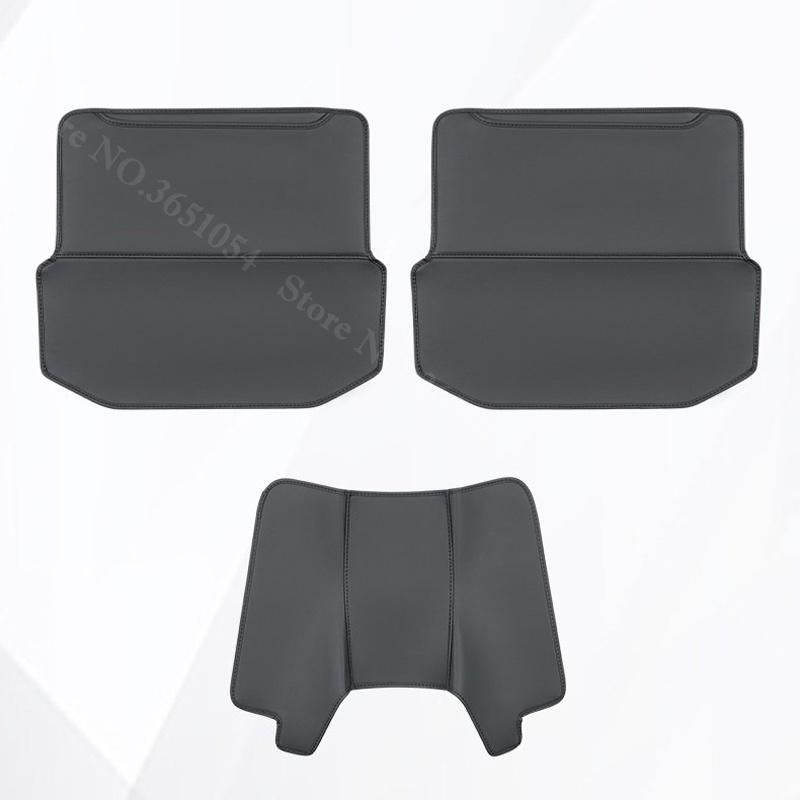 For Toyota RAV4 XA60 Wildlander Suzuki Across 2026 Leather Car Seat Back Kick Protector Rear Armrest Anti Kick Protector Pad