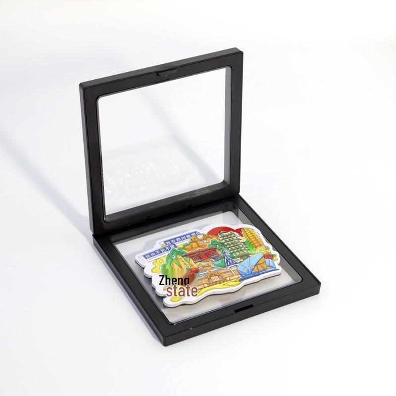 Large Transparent PE Bracelet and Souvenir Storage Box for Travel