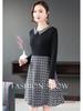 2023 Fall/Winter Slimming Waist Dress for Plus Size Women