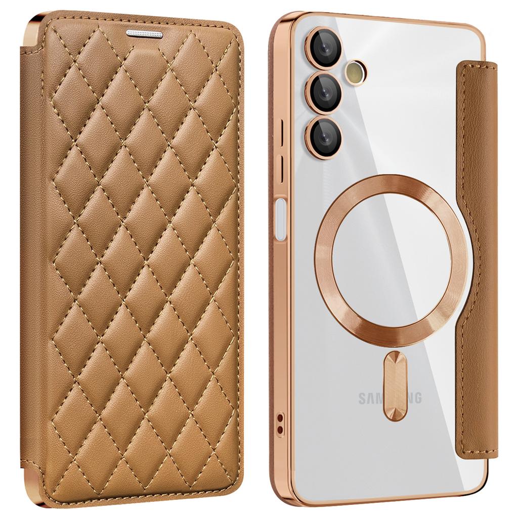 For Samsung Galaxy A05s 4G Case Card Slots Anti-Drop Leather Phone Cover Compatible with MagSafe