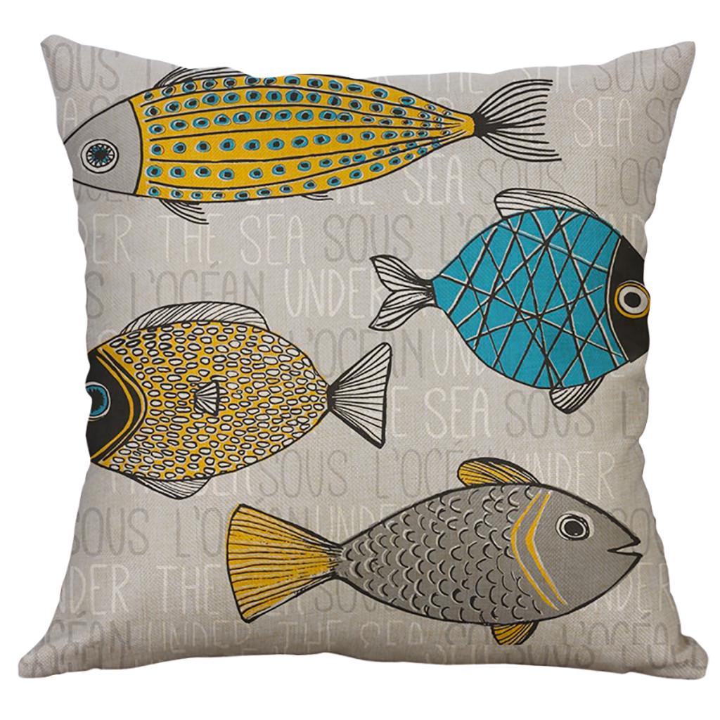 NEW 2019  Life 60x60cm Linen  case Home Decorative