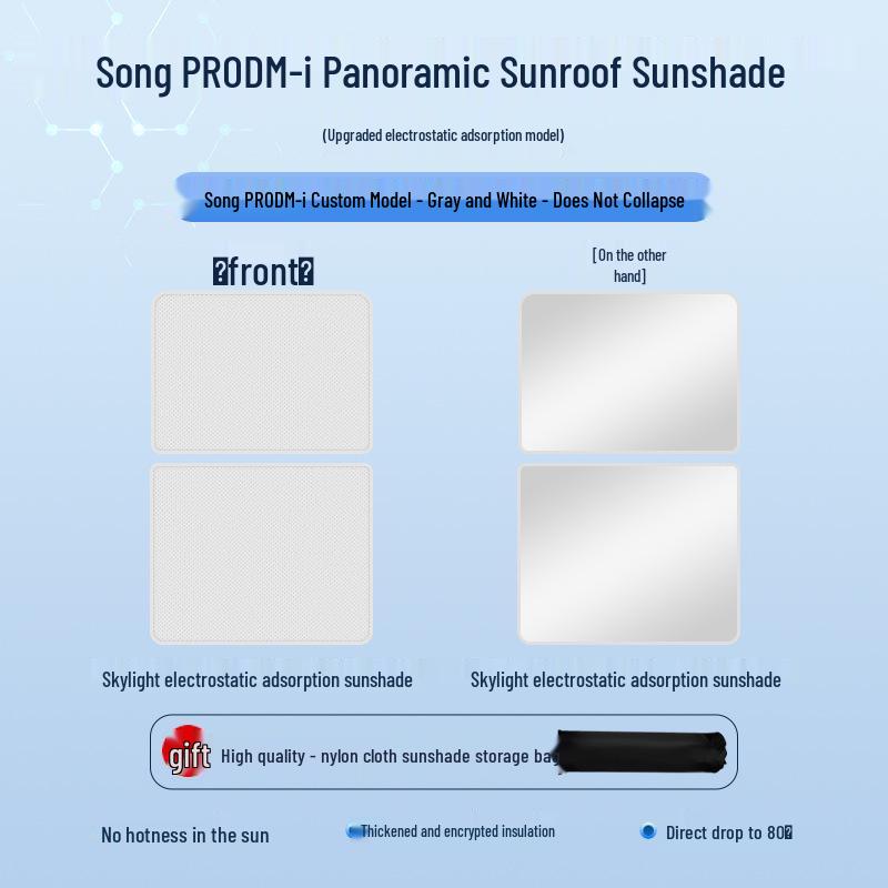 BYD Seal Tang Han Suede Heat Insulation Sunroof Shade