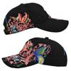 Embroidered Butterfly Baseball Cap Sequin Cotton Baseball Cap Creative Peaked Cap  Travel