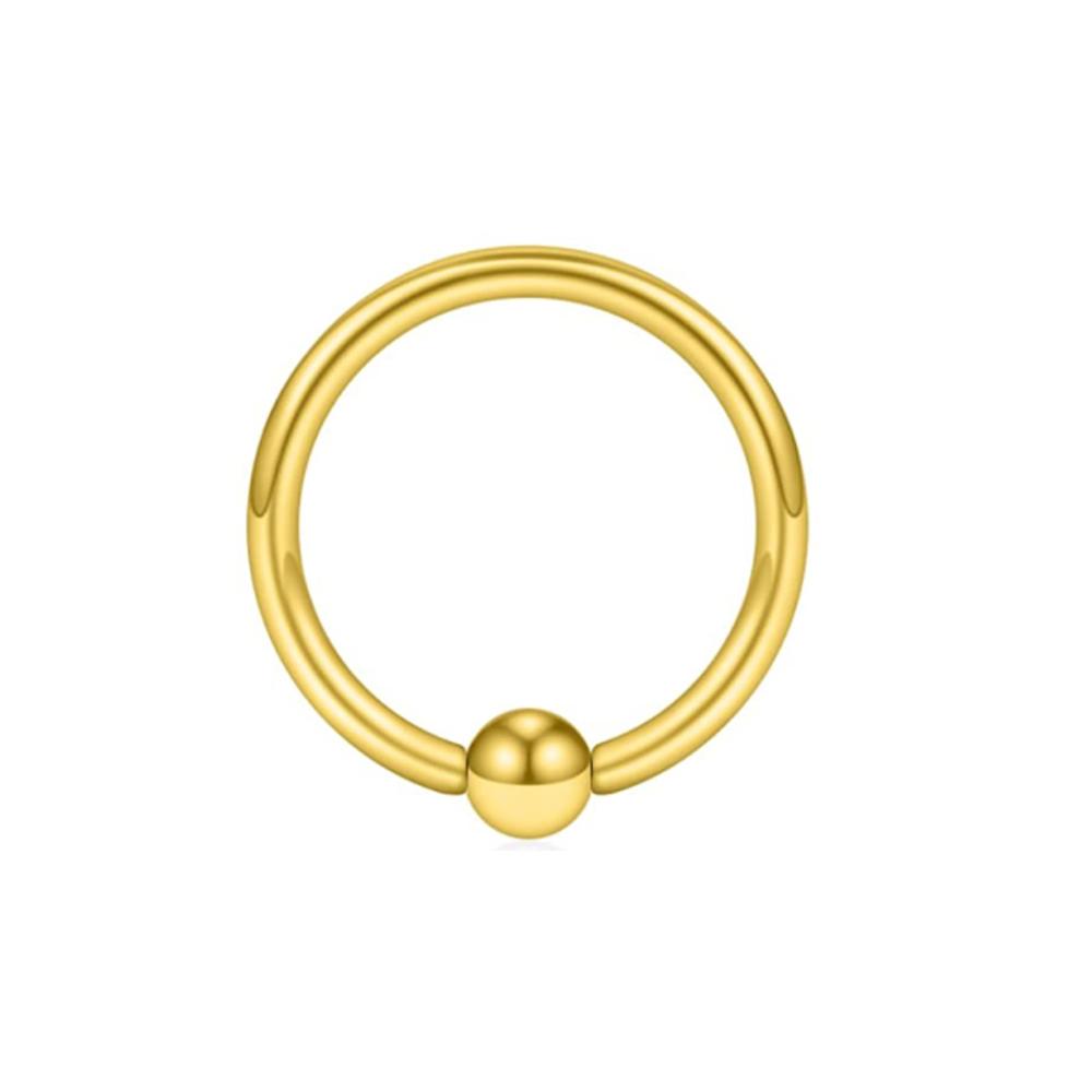 WKOUD 16G Surgical Steel Septum Piercing Nose Hoop Clicker Ring Lip Labret Conch Helix Cartilage Daith Earring Hoop Jewelry