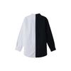 Li Ning Sports Basketball Series Color Block Loose Casual Long Sleeve Shirt Men shirts Black White ASHR161-3
