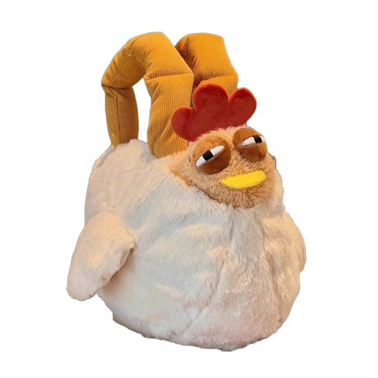 

Пушистый кошелек в виде цыпленка, милая сумка через плечо в виде цыпленка, пушистая плюшевая сумочка в виде курицы, кавайная мягкая игрушка, подарок-прикол для девочек и женщин Chick