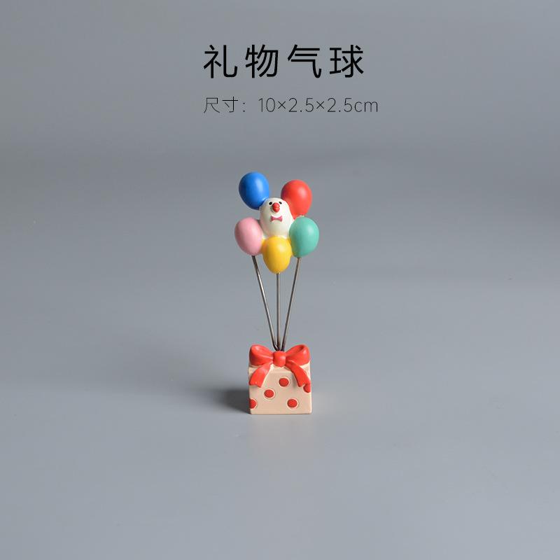 DIY Mini Wedding Arch Toy Zakka Japanese Style balloon Resin Handicraft Ornaments Wooden Small Wedding Ceremony Ornaments
