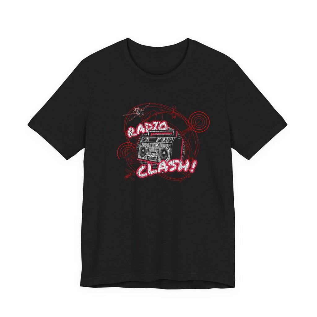 Radio Clash T-Shirt and kids shirt, Unisex Jersey Short Sleeve Tee