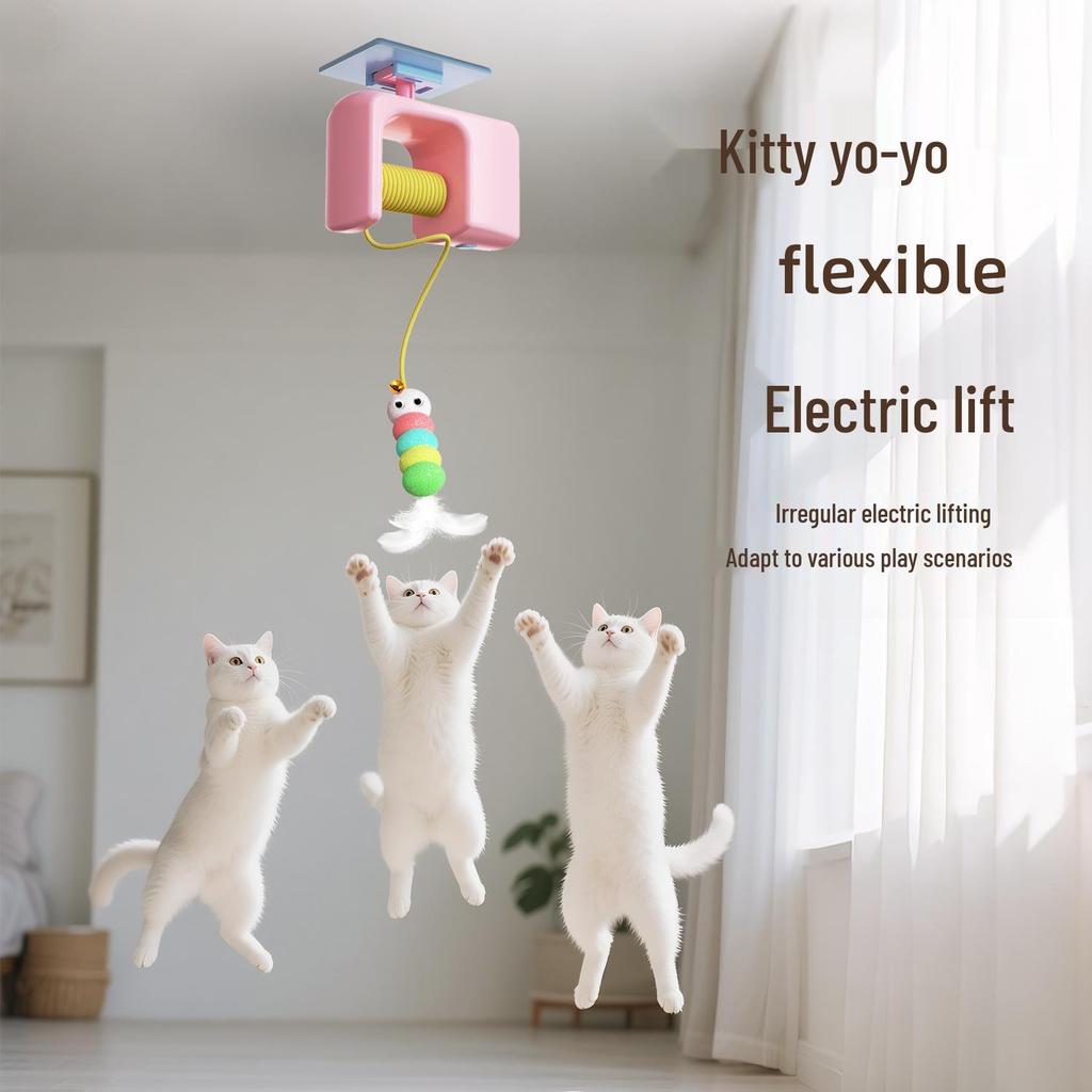 Smart Electric Cat Teaser: Self-Entertaining Door Toy for Boredom Relief