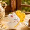 Soft Cute Plush Hanging Decoration Versatile Rabbit Keychain  Mid-Autumn Festival