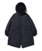 Fluke Adventure Fishtail Quilted Long Parka Dark Grey Fpj222