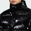 Adidas Originals 600 Puffy Plain Glossy Loose-Fit Down Jacket Women Outerwear Black IU4797
