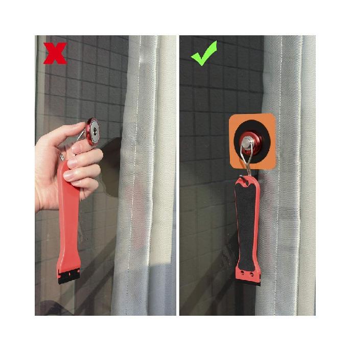 ALIWRAP 4PCS Vinyl Car Wrap Fixer Magnet Holder Carbon Film Wrapping Window Film Tinting Strong Gripper Fixing Tool Auto StylingWindshield Washer