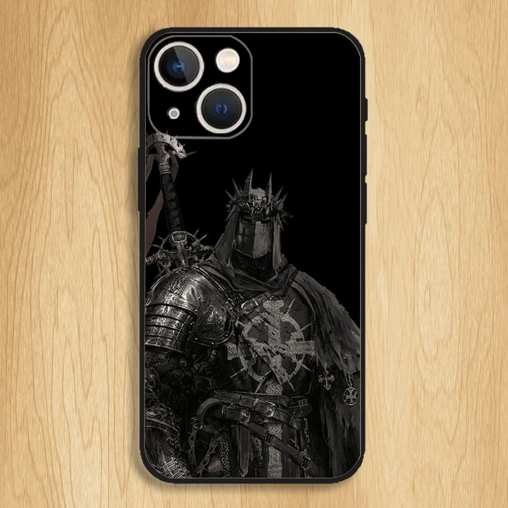 D-Dark S-Souls Video Game Phone Case For iPhone15,14,13,12,11,Pro,Max,Plus,Mini,X,XS,XR,8,7,6,S,Plus,SE Soft Black Case